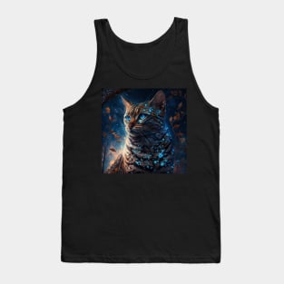 Shimmering Bengal Cat Tank Top